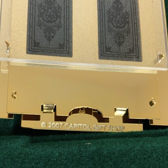 Texas State Capitol Ornament 2007 Etched Glass Doors Christmas Collectible Box - Picture 5 of 5